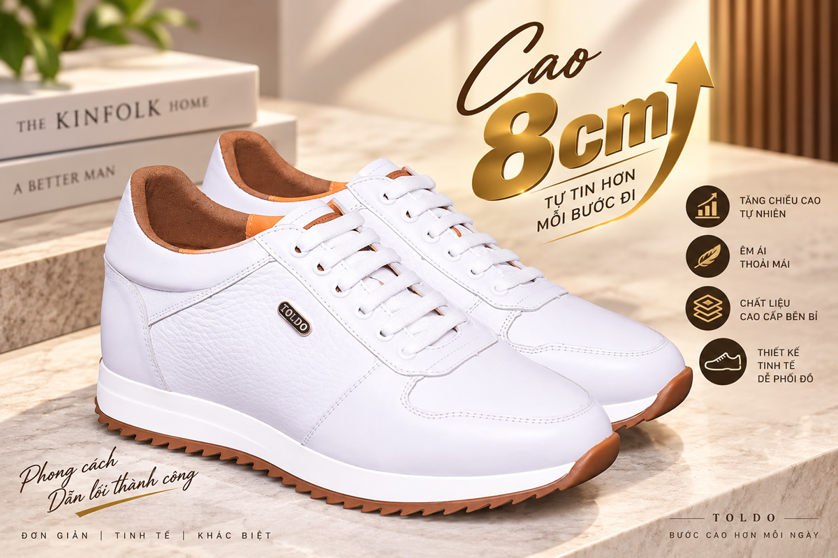 Giày cao 8cm cho nam s1074 1